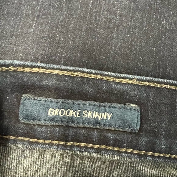 Lucky Brand Brooke Skinny Dark Wash Ankle Raw Hem Jeans Size 4/27 - Picture 7 of 11